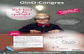 OinO-Congres · 12 november 2015 eynote sprekers 3. Praten met of over kinderen? Workshop Kindgesprekken ... in haar workshop het nut van creatief schrijven in het onderwijs. Hoe