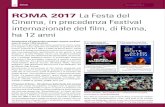 ROMA 2017 La Festa del Cinema, in precedenza Festival ... · 64 SOCIAL 12.2017 domestica e corteggiamenti insistenti. Il rapporto esaperato con la madre influenza tutta la vita di