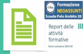 Report delle attività formative NA20_ITI... · 2020. 5. 20. · Report delle attività formative Anno scolastico 2019-20 ITI Enrico Medi - Ambito NA20. ... lavoro relative ad ognuna