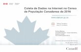 Coleta de Dados na Internet no Censo de População ......Seminário Internacional de Metodologia Rio de Janeiro, Brasil Nov 8th, 2017 Coleta de Dados na Internet no Censo de População