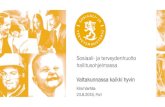 Sosiaali- ja terveydenhuolto hallitusohjelmassa ...€¦ · Kirsi Varhila 23.8.2019, Pori Sosiaali- ja terveydenhuolto hallitusohjelmassa ... • Sosiaaliturvan uudistus • Perhevapaauudistus