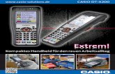 Extrem! - CASIO Europe€¦ · Scan-Auslösung 3 große Scan-Tasten (zentral, links und rechts) Touchscreen Resistives Touchpanel mit kratzfester Oberﬂ äche Drahtlose Kommunikation