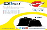 Bolsas de Plástico - Diken International basura.pdf · Bolsas de Plástico • Bolsa de plástico de polietileno para basura negra y transparente. • Disponibilidad de fabricación