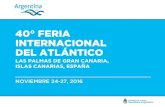 40° FERIA INTERNACIONAL DEL ATLÁNTICO · OPORTUNIDADES DE DESARROLLO ... Plan Nacional de Inversiones Turísticas (PNIT) ... 9 LA RIOJA - SAN JUAN Implementación: 2016-2019 - PARQUE