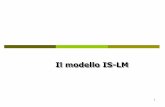 Il modello IS-LM Il modello IS-LM_… · grafico in cui poniamo la produzione d’equilibrio sull’asse orizzontale e il tasso d’interesse su quello verticale. ... Ogni punto della