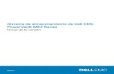 Sistema de almacenamiento de Dell EMC PowerVault ME4 ...• El sistema de almacenamiento de serie ME4 entra y sale automáticamente del modo de mantenimiento durante un reinicio Iniciado