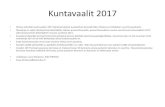 Kuntavaalit 2017 - mapstat.net 2017.pdf · PS Vasemmistoliitto Äänimäärien muutos 2012-2017 kunnittain Lähde: Tilastokeskus Lasse Ahtiainen 2017 . RKP KD Äänimäärien muutos
