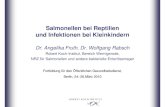 Salmonellen bei Reptilien und Infektionen bei Kleinkindern ... · Salmonellen bei Reptilien und Infektionen bei Kleinkindern Dr. Angelika Fruth, Dr. Wolfgang Rabsch Robert Koch-Institut,