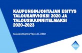 KAUPUNGINJOHTAJAN ESITYS TALOUSARVIOKSI 2019 JA ... · Uusi Vantaa -organisaatio käynnistyy • Uusi Vantaa -organisaatio aloittaa ensi vuoden alussa. • Uusi Vantaa on ketterä