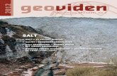 GEOVIDEN NR2 2012 - Geocenter Danmark · 2018. 10. 15. · GEOVIDEN-2-2012_WEB2_uden baggrund_Salt 7/11/12 10:06 AM Page 1. alt er et mineral, ... je og lagrene af vejsalt løb tør