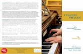 I CONCERT PRÉLUDE · Première rhapsodie pour clarinette et piano de Claude Debussy (1910) Galina Ermakova et Lucien Berrier Composée à l’occasion du concours du Conservatoire