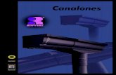 Canalones - Construmática.com · 2010. 2. 8. · El reparto de bajantes a encolar, bajante de dilatación, fundas de dilatación y cubre-juntas de dilatación, en el caso del sistema