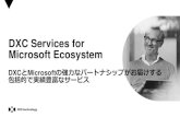 DXC Services for Microsoft Ecosystem...Skype for Business向け DXCサービス Microsoftのエンタープライズクラウドサービススイート DXCの包括的なエキスパートサービスとソリューション