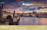 Prague City Tourism Novinky pro rok 2018 - ISSS · Prague City Tourism ISSS 2018, Praha včera, dnes a jak zítra v cestovním ruchu Petr Slepička Statutární zástupce editel sektoru
