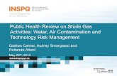 Public Health Review on Shale Gas Activities: Water, Air ... · Public Health Review on Shale Gas Activities: Water, Air Contamination and Technology Risk Management. ... shale and