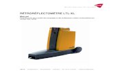 LTL-XL manual French Nov 2011 vers 1.01a€¦ · Présentation du LTL-XL Le rétroréflectomètre LTL-XL es t un appareil portable de terrain destiné à mesurer les propriétés