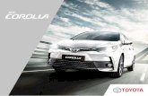COR - Cátalogo 2018 copia - Toyota...Modelo New Corolla Versión XLI MT XLI CVT XEI MT XEI CVT SEG CVT Motor / Cilindrada (cc) / Tipo / Distribución 2ZR-FE / 1798 / 4 Cilindros en