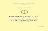 KINGDOM OF CAMBODIA...KINGDOM OF CAMBODIA NATION -RELIGION-KING MINISTRY OF HEALTH 3 June 2016 EMERGENCY OBSTETRIC NEWBORN CARE (EmONC) IMPROVEMENT PLAN 2016 – …