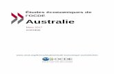 Études économiques de l’OCDE Australie · science et de la technologie de l'OCDE. La reprise de la croissance de la productivité est subordonnée à l'amélioration de la concurrence