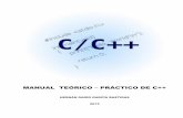 C++ Manual Teórico-Práctico · 2013. 1. 21. · Manual Teórico – Practico de C++ Hernán Darío García Bastidas 6 INTRODUCCIÓN El presente trabajo está dividido en 9 capítulos.