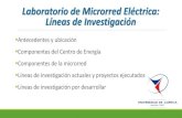 Laboratorio de Microrred Eléctrica: Líneas de Investigaciónaeeree.org/.../uploads/2018/10/...Investigacion-Juan-Leonardo-Espino… · Líneas de investigación actuales y proyectos