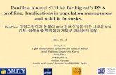 PanPlex, a novel STR kit for big cat's DNA profiling ... · 08/01/2017  · of tiger, leopard, lion, and snow leopard. Developed microsatellite. s (n = 32) are uniformly distributed