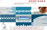 Ricoh AficioSP C410DN/SP C411DN - ماكينات تصوير مستندات...white laser printer, upgrading to these network color laser printers won’t slow you down. • Work faster