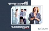 MBA RECURSOS HUMANOS - FIA · do MBA-RH O MBA RH se destina a profissionais que desejam influenciar a gestão estratégica de pessoas na organização onde atua ou em organizações