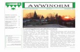 AWWINORM - Avinurmeavinurme.ee/sisu/51_1544November_2009.pdf · Jõulukaardid lasteaialastelt! Awwinorm soovib vallavanemale otsusekindlust ja jõudu plaanide teokstegemisel ning