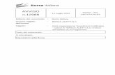 AVVISO n.12988 CERTIFICATES - Borsa Italiana · 2014. 7. 14. · “Target Cedola Certificate su Azione ENI - Protezione 100% - Cedola 5,00% - 10.04.2018” I Certificati oggetto