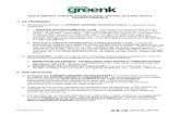 Regulamento Torneio Greenk Intercolegial 2019 · 4) DA INSCRIÇÃO O processo de inscrição do TORNEIO GREENK INTERCOLEGIAL compreende duas fases: a) FASE 1 – INSCRIÇÃO ENTIDADES