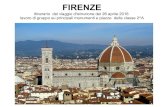 FIRENZE - icozzanoemilia.it€¦ · Palazzo Pitti Inconfondibile capolavoro del Rinascimento fiorentino. Gli appartamenti monumentali sono composti da quattordici stanze. Anche se