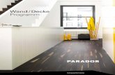 Parador – podlahy - Wand Decke Programm 2014 DE...Parador ClickBoard und Parador Wand- und Deckenpaneele sind sehr haltbar und leicht zu reinigen, so dass sie sich perfekt für Haushalte