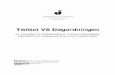 Twitter VS Dagordningen - hj.diva-portal.org1393797/FULLTEXT01.pdf · Twitter VS Dagordningen En kvantitativ innehållsanalys av Trumps twitterföljares interaktion och tweetarnas