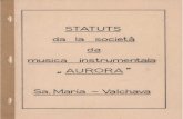 statuts scan · 2018. 9. 25. · Val chava Val chava — Sa. Maria Cun 1 unanima pretaisa dals commembers preschaints a la radunanza generala dale 11 november 1968 dtüna revisiun