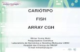 CARIÓTIPO FISH ARRAY CGH - Eventus...CARIÓTIPO FISH ARRAY CGH Mirian Yumie Nishi Pesquisadora Científica Laboratório de Hormônios e Genética Molecular LIM42 Hospital das Clínicas