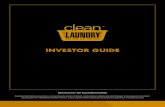 INVESTOR GUIDE - Clean Laundry · asdfasdfasdfasdf • bullet. Investor uide 7 Clean Laundry Investment Guide Owner Operator, Multiple Store ACTIVE INVESTMENT Intro text goes here.