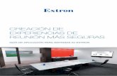 Extron - Creación de experiencias de reunión más seguras ...€¦ · Extron - Creación de experiencias de reunión más seguras (Guía de aplicación para sistemas AV Extron)