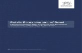 Public Procurement of Steel - GOV.WALES...forecast future steel requirements; establishing high level information on the capacity and capability of the steel sector to fulfil these