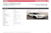 New TESLA Model X 75 D - AutoScout24 · 2020. 3. 5. · TESLA Model X 75 D Chassis Nr.: 5YJXCCE21GF015751 Fahrzeug ID: 5YJXCCE21GF015751 Expertise ID: 215418 Ext. Auftrag ID: 5YJXCCE21GF015751