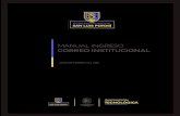 Manual - XAMPPintranet.sanluis.gob.mx/wp-content/uploads/2019/11/MANUAL.CORR… · MANUAL INGRESO CORREO INSTITUCIONAL INNOVACIÓN TECNOLÓGICA GOBIERNO MUNICIPAL SLP 30 de Septiembre