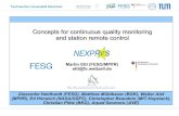 Concepts for continuous quality monitoring and station remote … · 2011. 6. 2. · Concepts for continuous quality monitoring and station remote control Martin Ettl (FESG/MPIfR)