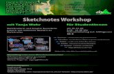 Sketchnotes Workshop - dib€¦ · Sketchnotes Sketchnotes Workshop für Studentinnen am 25.11.18 9.00 - 12.30 Uhr Teilnahmebetrag incl. Mittagessen 30 ...
