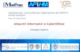 Attacchi informatici e CyberDifese - Augiero · Attacchi informatici e CyberDifese Giuseppe Augiero Cybersecurity: nuove sfide per l’applicazione del GDPR in ambito sanitario“