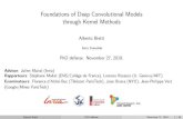 Foundations of Deep Convolutional Models through Kernel ... · Foundations of Deep Convolutional Models through Kernel Methods Alberto Bietti Inria Grenoble PhD defense. November