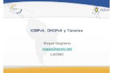 ICMPv6, DHCPv6 y Túneles · Agenda Introducción a ICMPv6. Descubrimiento de Vecinos y Autoconfiguración de interfaces. Autodescubrimiento de MTU de camino (PMTUD). Túneles.