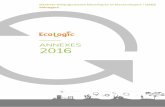 ANNEXES 2016 - EcoLogic€¦ · ANNEXES Déchets ’Equipements Ectriques t Ectroniques I Ménagers 3 01 MISES SUR LE MARCHÉ 2016 1 Liste des producteurs adhérents en 2016 PRODUCTEURS