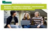 Bachelor und Master in Bielefeld - Interdisziplinär ... · Ausgewählte NC-Werte für das Wintersemester 2009/2010 • Bioinformatik & Genomforschung 2,6 • Biologie 1,9 • Health