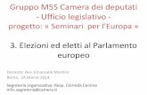 Gruppo M5S Camera dei deputati - Ufficio legislativofiles.meetup.com/1770031/slideue.pdfGruppo M5S Camera dei deputati - Ufficio legislativo - progetto: « Seminari per l’Europa»