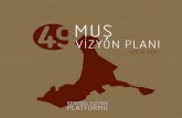 49MUŞ - Kentsel Strateji€¦ · Kentsel Vizyon Platformu kamu, sivil ve özel sektör işbirliği ile - bölge - kent - mahalle ölçeğinde çalışmalar yaparak, yeni planlama
